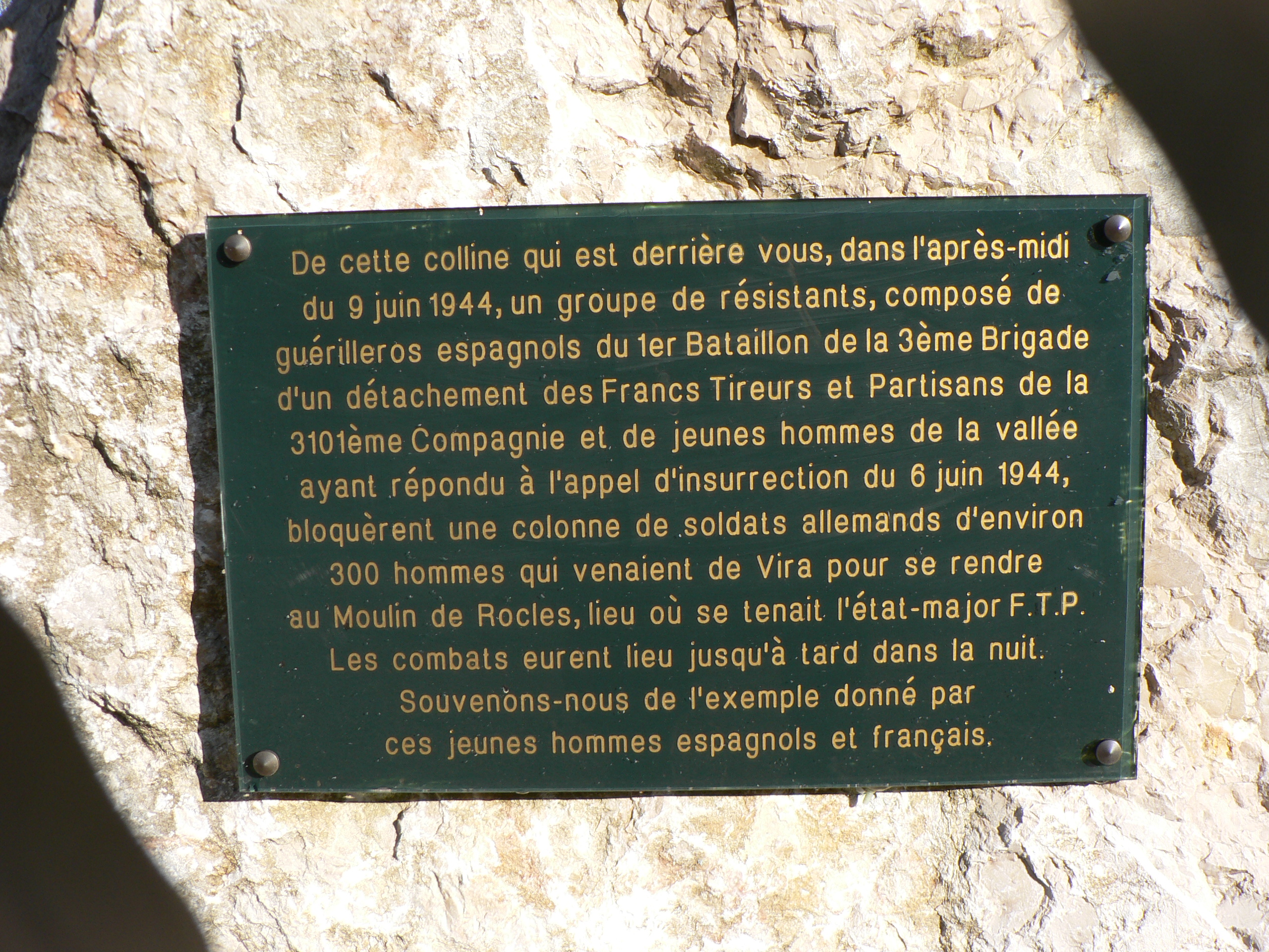 Plaque avant arrachement